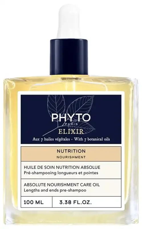 Phyto Elixir Huile de Soin Nutrition Absolue Pré-Shampoing 100 ML