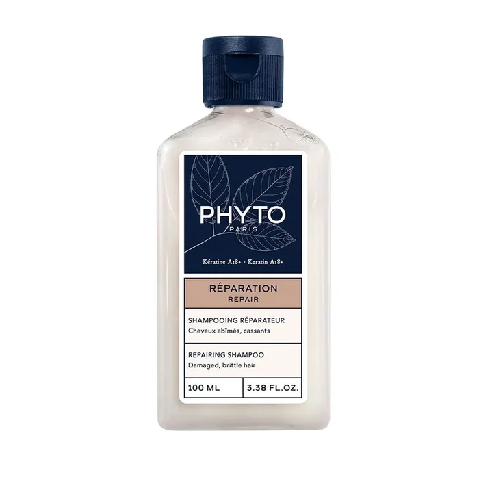 Phyto Réparateur Shampooing Cheveux Abîmés, Cassants 100ml