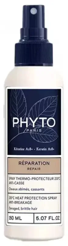 Phyto Réparation Spray Thermo-Protecteur 230° Anti-Casse Cheveux Abîmés et Cassants 150 ml