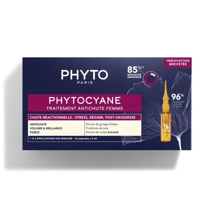 Phytocyane – Traitement Antichute Femme – Chute Réactionnelle