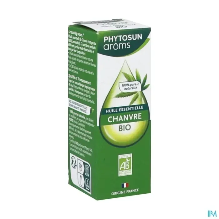 Phytosun aroms huile essentielle chanvre bio 5ml