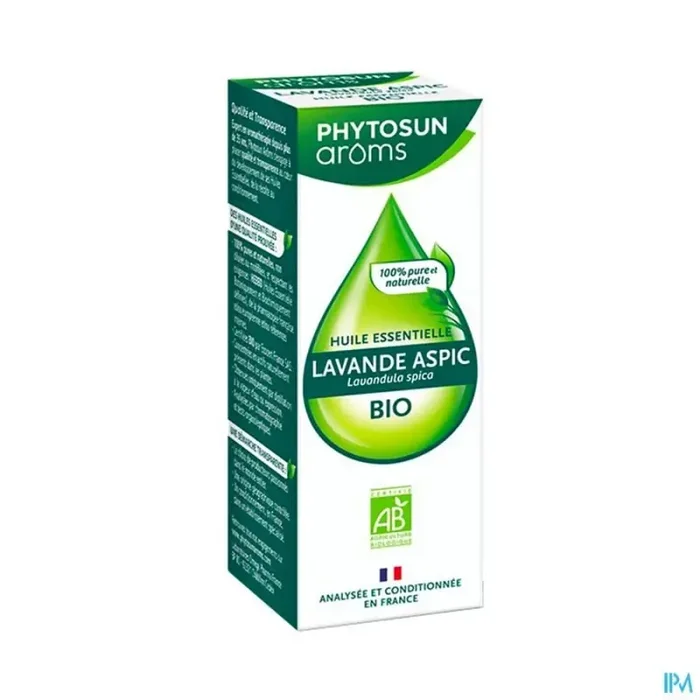 Phytosun aroms huile essentielle lavande aspic bio 10ml
