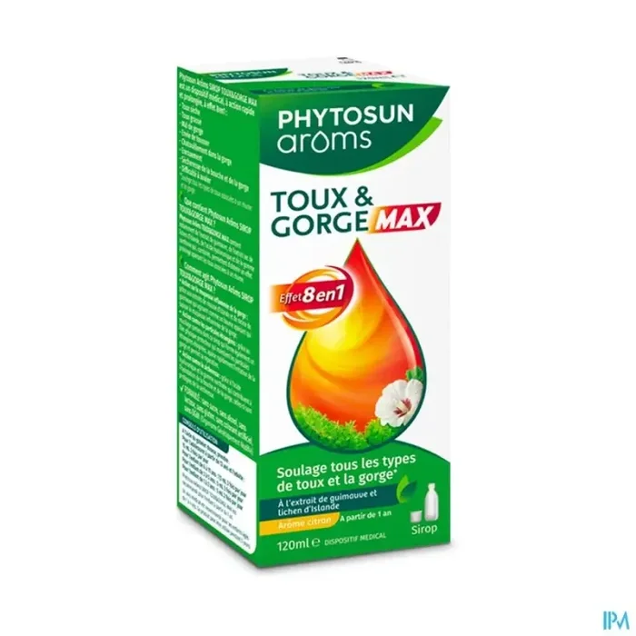 Phytosun aroms sirop toux gorge max 120ml