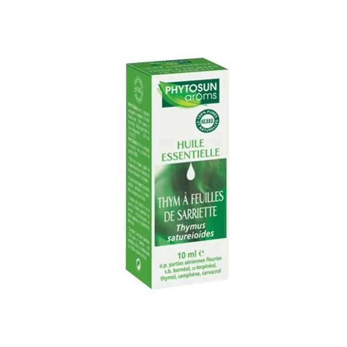 Phytosun huile essentielle thym a feuilles de sarriette 10ml