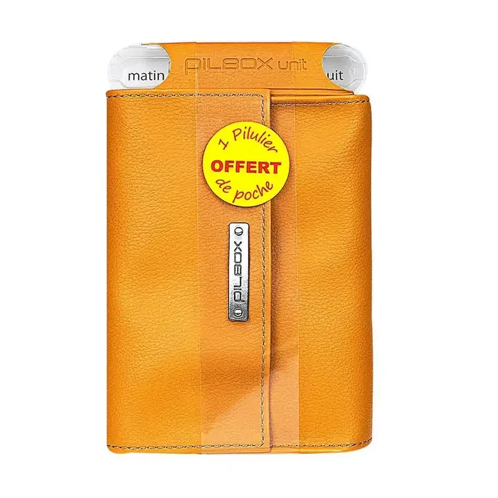 Pilbox Liberty camel + 1 pilulier de poche offert