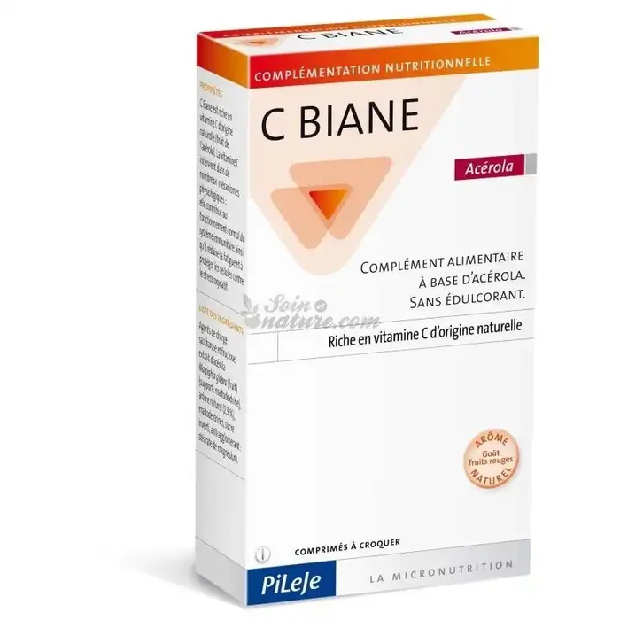 Pileje C biane Acerola 20 comprimes