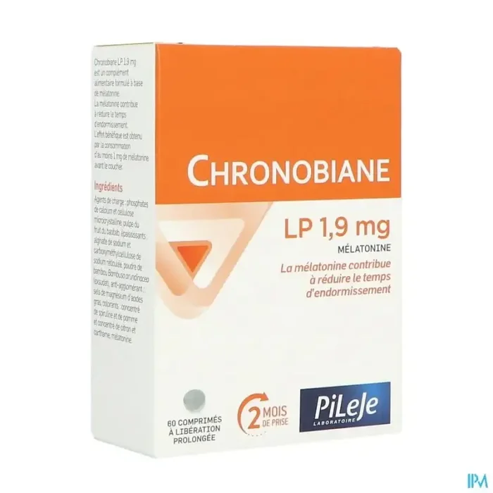 Pileje chronobiane LP 1mg9 comprime à liberation prolongée 60