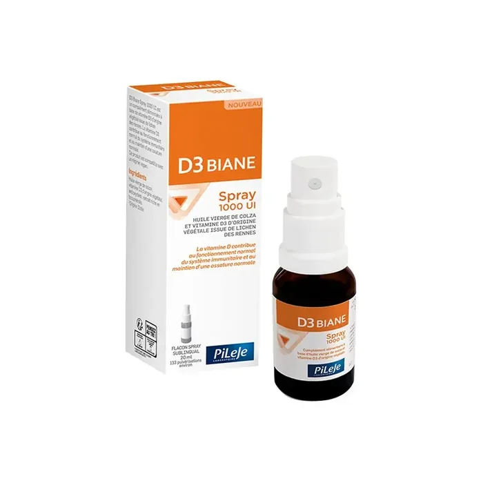 Pileje D3 biane spray 1000 UI 20ml