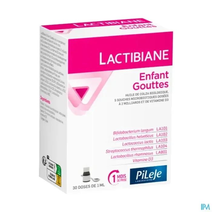 Pileje lactibiane enfant gouttes 30ml