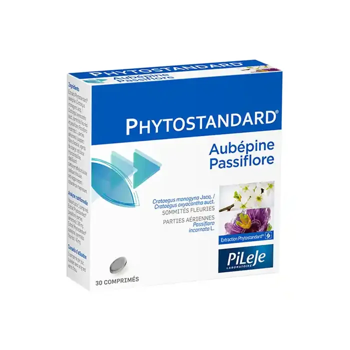 Pileje Phytostandard Aubepine Passiflore 30 comprimes