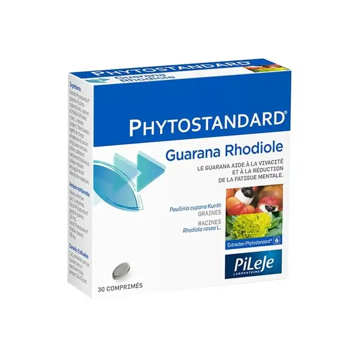 Pileje Phytostandard Guarana Rhodiole 30 comprimes