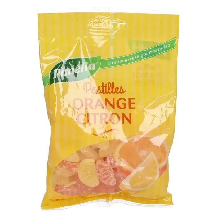 Pimelia pastille orange citron sachet 110g
