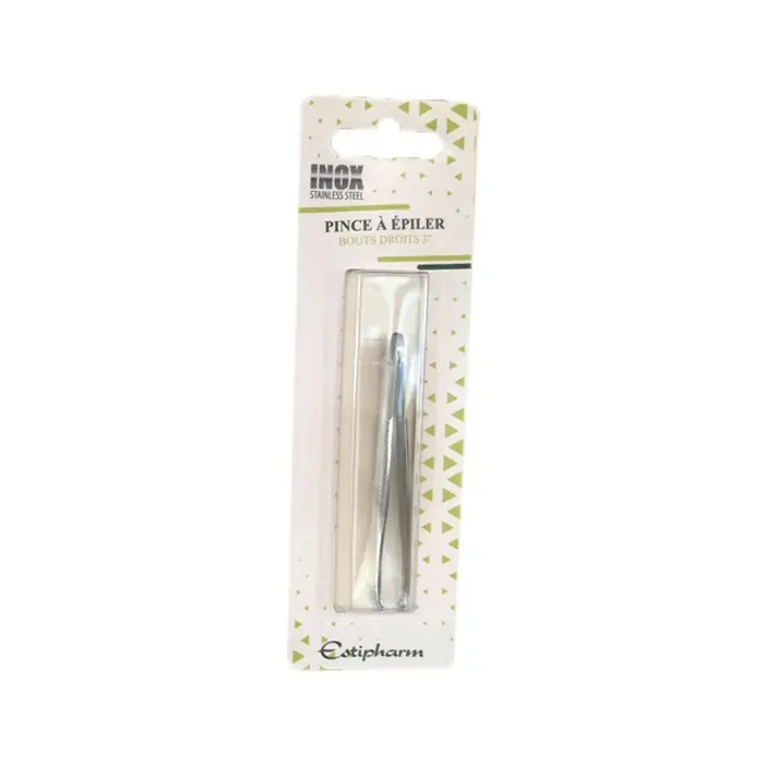 PINCE A EPILER BOUTS DROITS 3&Prime; ESTIPHARM