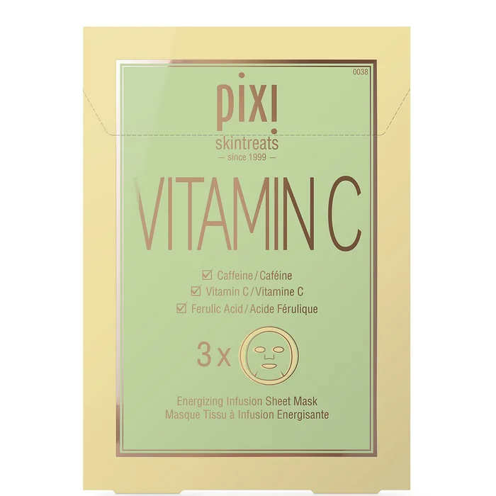 PIXI Vitamin-C Masque Tissu (Paquet de 3)