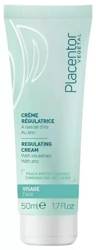 Placentor Végétal Crème Régulatrice Peaux Mixtes / Grasses Tube 50 ml