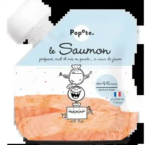 POPOTE Le Saumon 4 à 6 mois – 60g