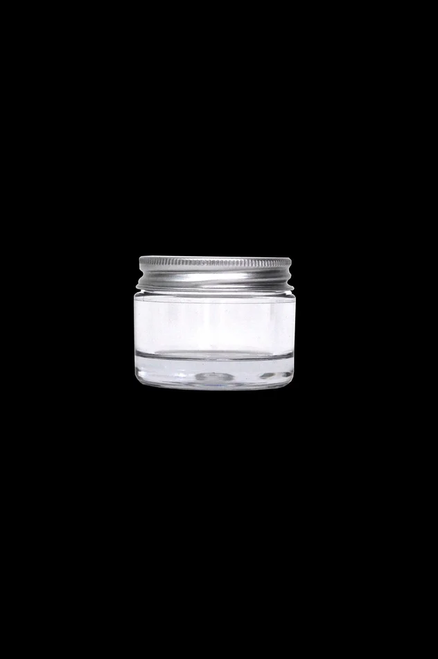 Pot 30ml à double paroi avec couvercle en aluminium