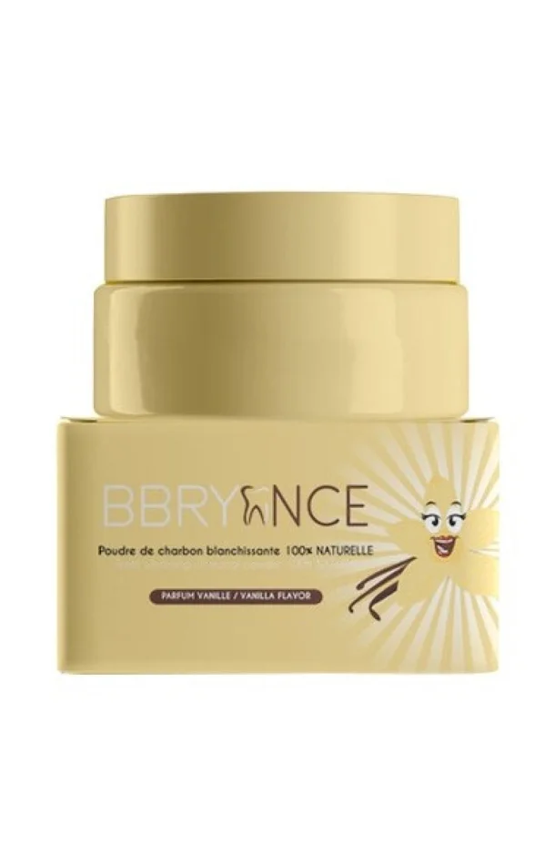 Poudre de charbon blanchissante 100% naturelle – Vanille – 30 g