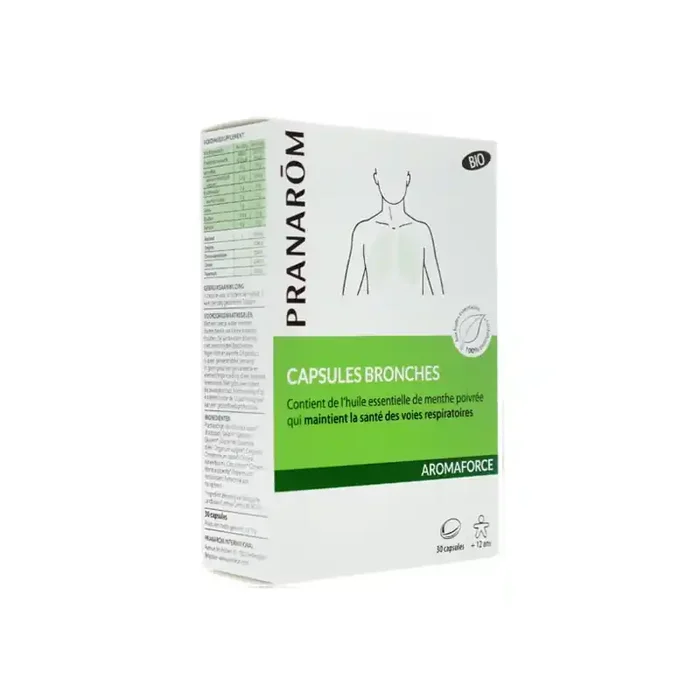 Pranarom aromaforce bronches bio 30 capsules