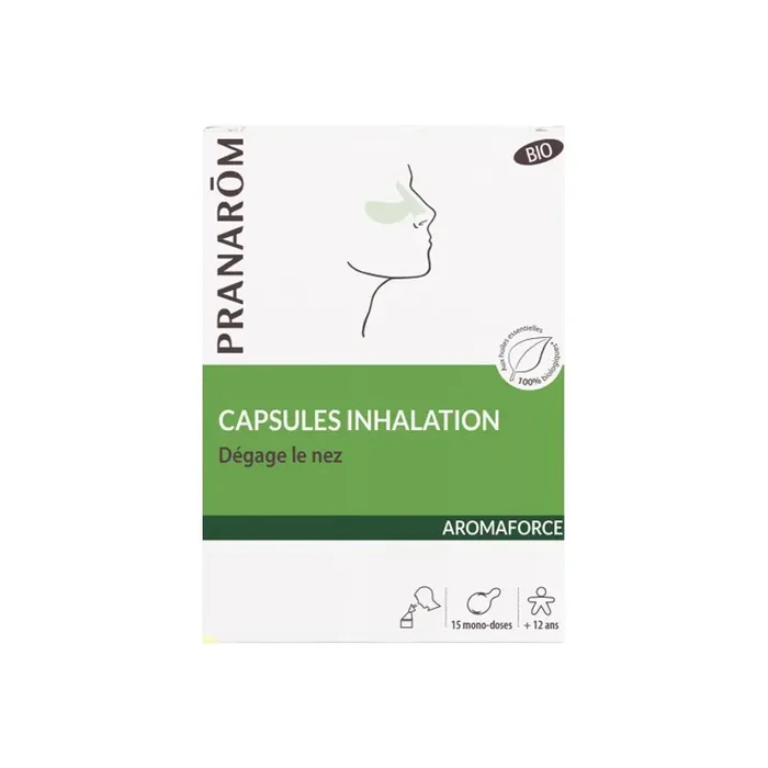Pranarom Aromaforce capsules inhalation bio 15 capsules