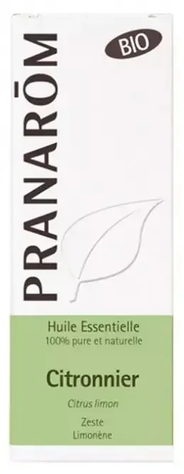 Pranarôm Huile Essentielle Citronnier Zeste Bio 10 ml