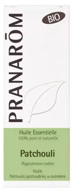 Pranarôm Huile Essentielle de Patchouli Bio Pogostemon Cablin Feuille Hect 10 ml