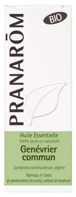 Pranarôm Huile Essentielle Genévrier Commun Bio Juniperus Communis Var. Alpina Rameau et Baies 5 ml