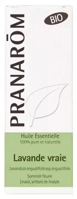Pranarôm Huile Essentielle Lavande Vraie Bio Lavandula Angustifolia Ssp Angustifolia Sommité Fleurie Hect 10 ml