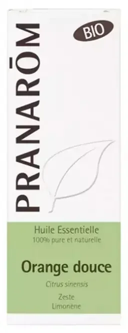 Pranarôm Huile Essentielle Orange Douce Bio Citrus Sinensis Zeste Hect 10 ml