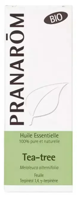 Pranarôm Huile Essentielle Tea Tree Arbre à Thé Melaleuca Alternifolia Bio (Eco) Hect 10 ml