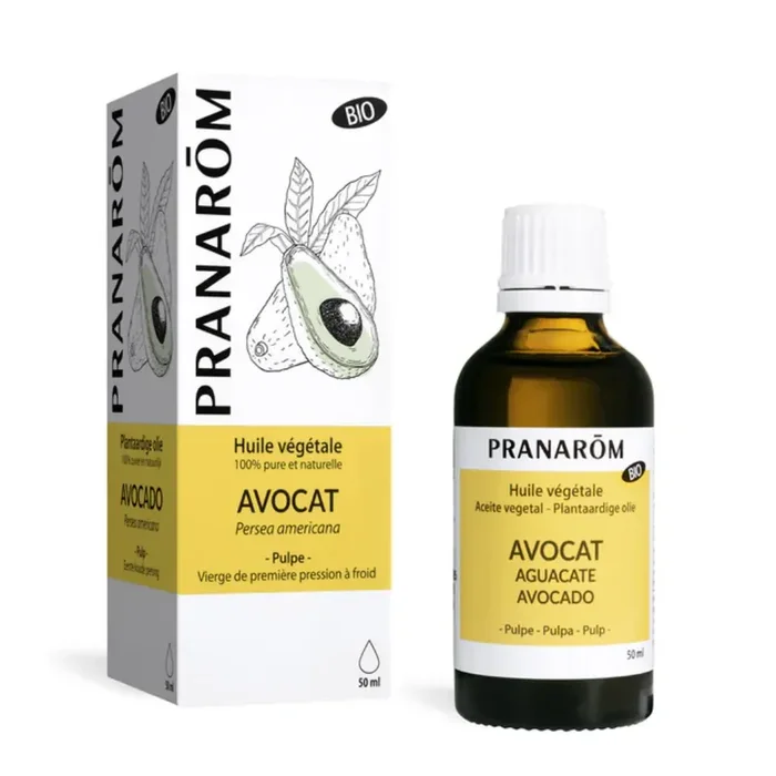 Pranarôm huile végétale Avocat bio 50 ml