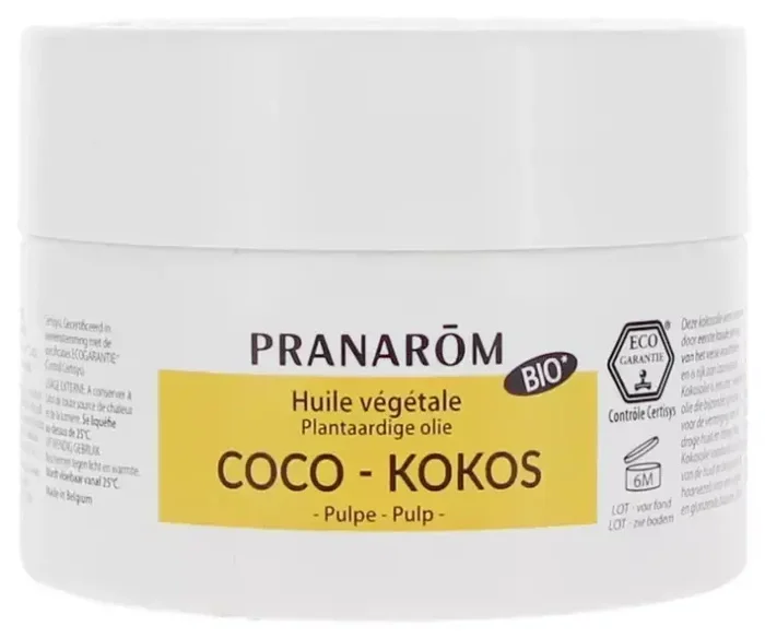 Pranarôm Huile Végétale Coco Corps Visage Cheveux Bio 100 ml