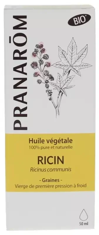 Pranarôm Ricin Huile Végétale Bio 50 ml