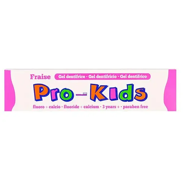 Pro-kids dentifrice fraise gel 50ml