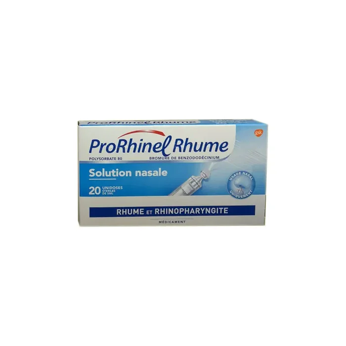 PRORHINEL RHUME SOLUTION NASALE 20 UNIDOSES DE 5ML