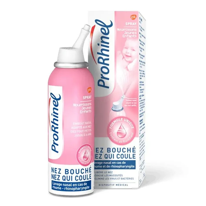 ProRhinelSpray Nourrisson Jeune enfant – Nez bouché Nez qui coule – Spray nasal 100ml