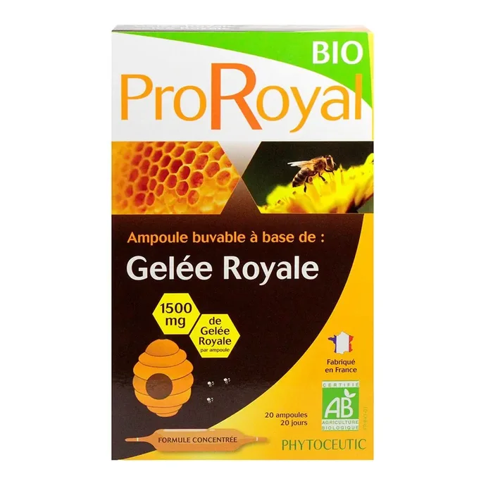 Proroyal gelée royale 20 ampoules