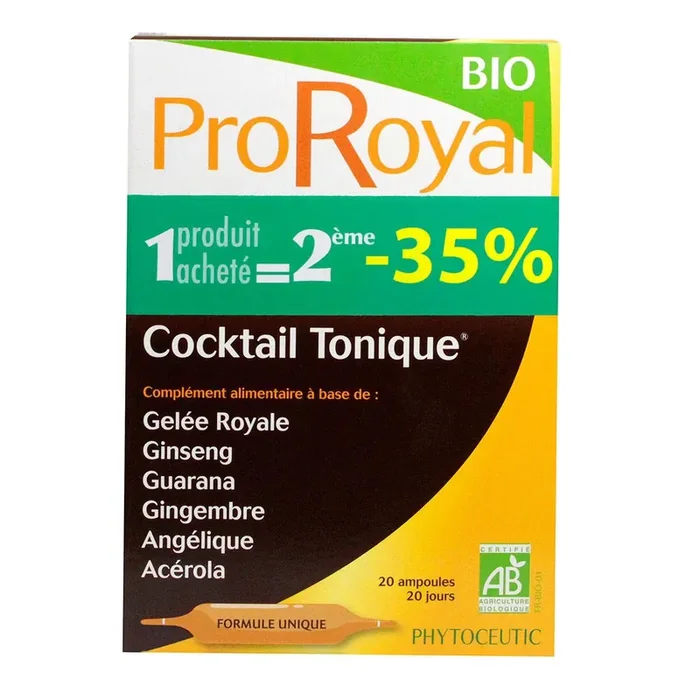 Proroyal tonique 2×20 ampoules
