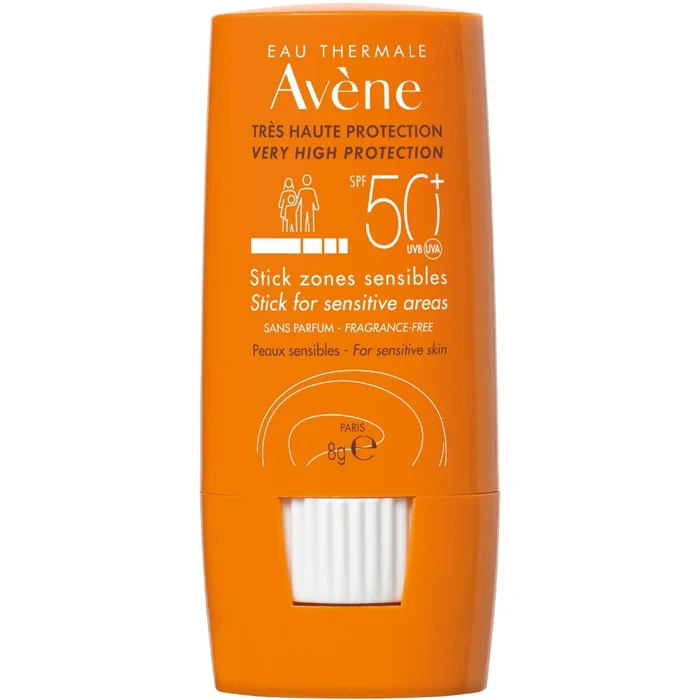 Protection Solaire – Stick Zones Sensibles SPF50+ – Peaux Sensibles 8 g