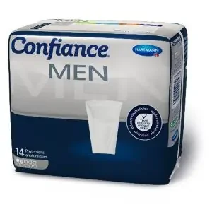 Protection urinaire Homme Confiance Protection Men – 2 gouttes – Paquet de 14