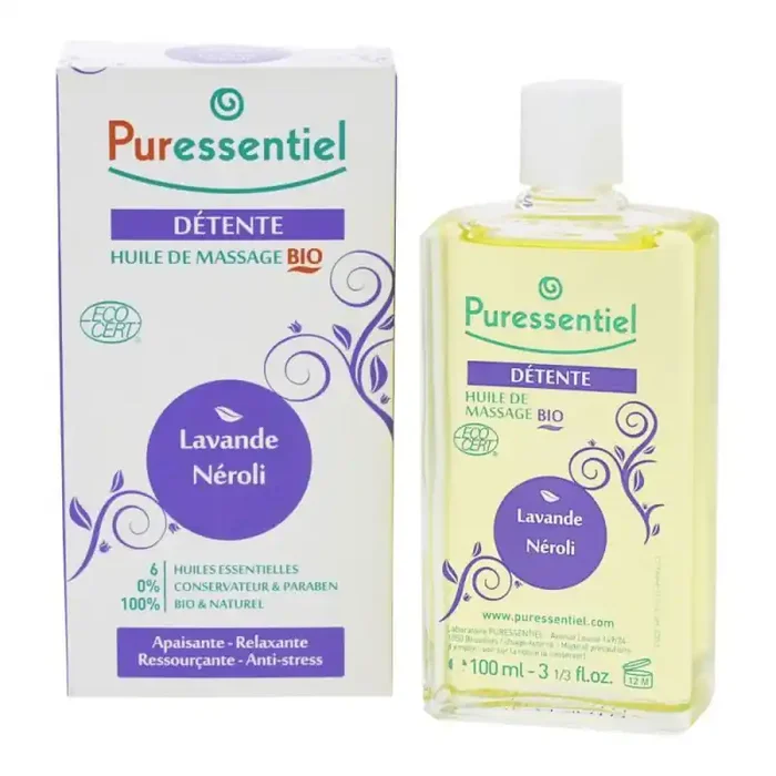 Puress Sommeil Huile Mass Detente 100ml1