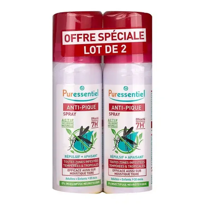 Puressentiel Anti-pique Spray Répulsif 75ml Lot2