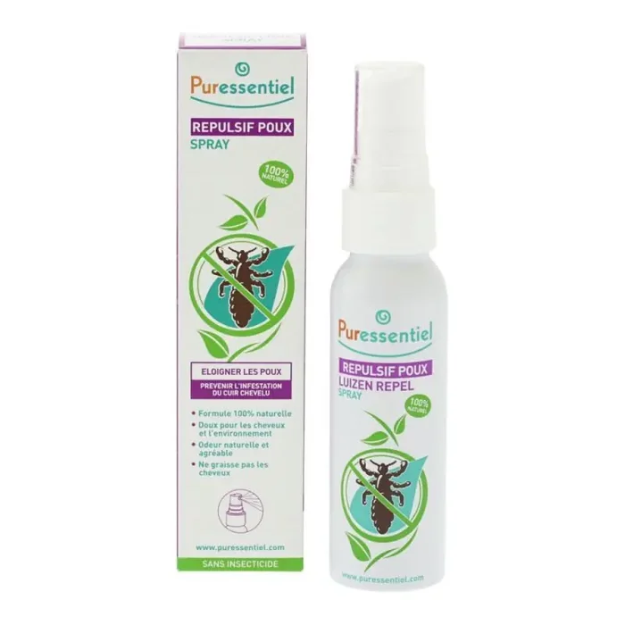 Puressentiel Anti-poux Spray Répulsif 75ml