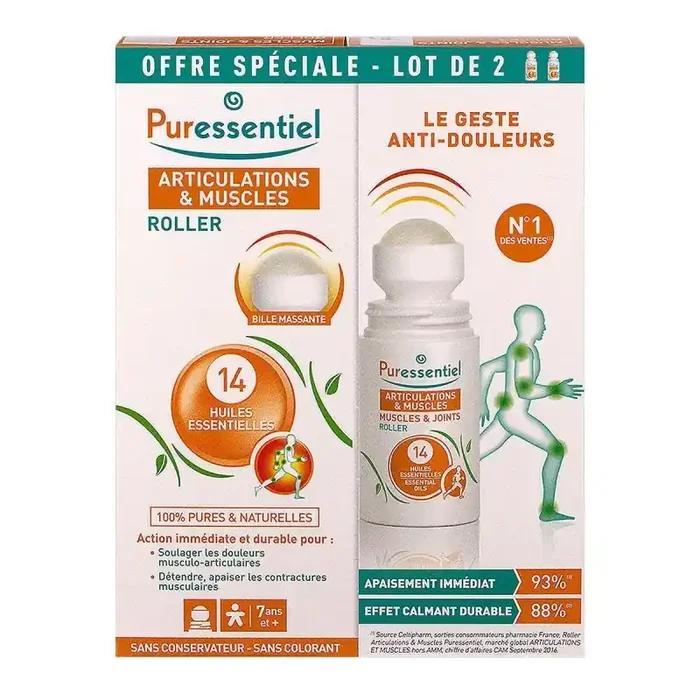 Puressentiel Articulations Roller Lot De 2