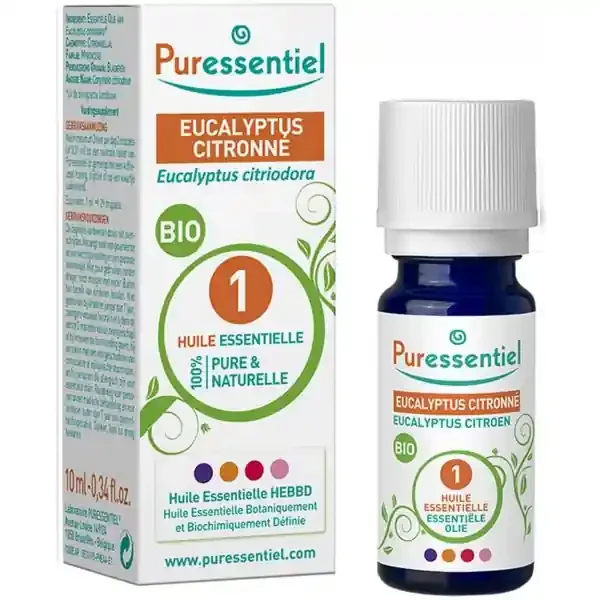 Puressentiel Eucalyptus Citronné Bio Huile Essentielle 10 ml