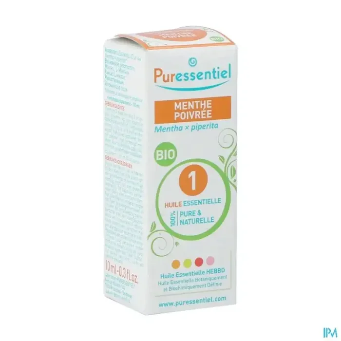 Puressentiel huile essentielle menthe poivree bio 10ml