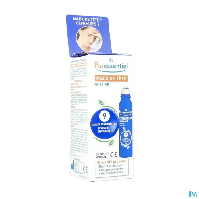 Puressentiel roller maux de tete aux 9 huile essentielle 5ml