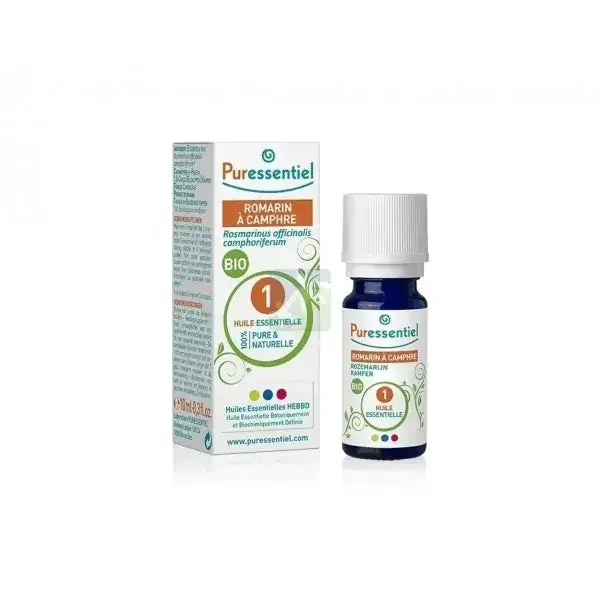 Puressentiel Romarin à Camphre Bio Huile Essentielle 10 ml