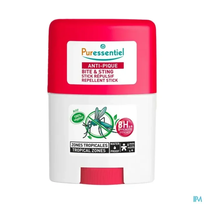 Puressentiel stick repulsif zone tropicale waterproof 20ml