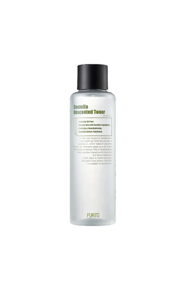 Purito – Lotion tonique sans parfum – Centella & collagène – Peaux sensibles